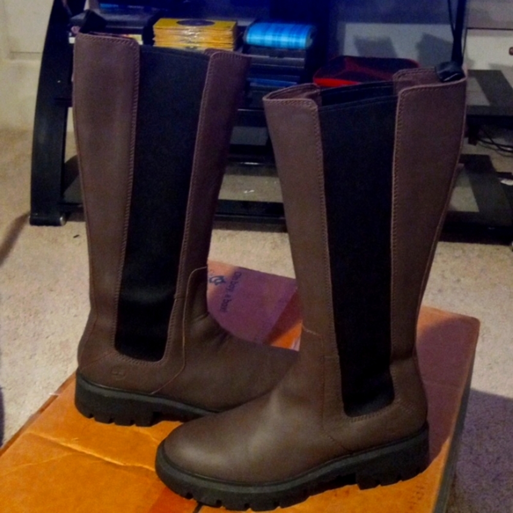 Cortina Valley timberland tall boots